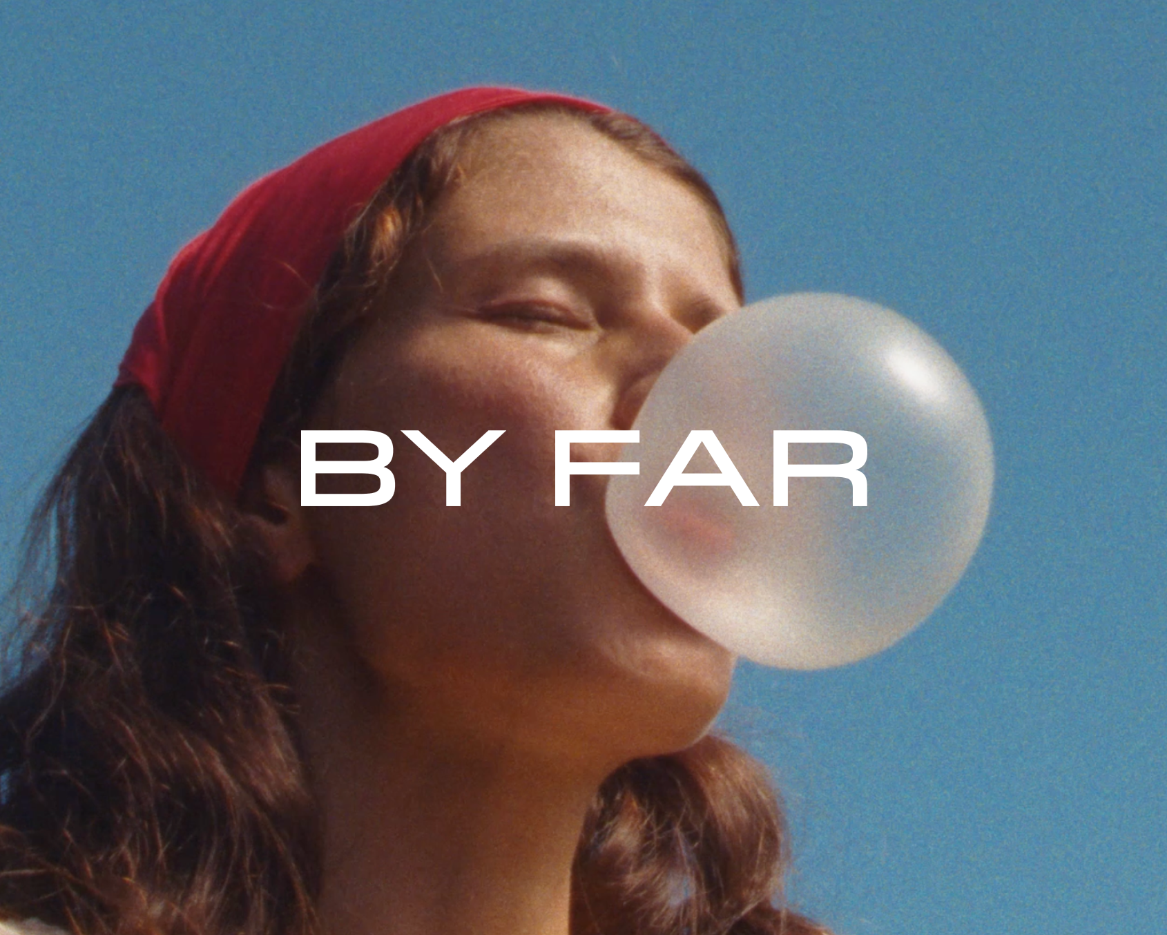 A BY FAR campaign photo.